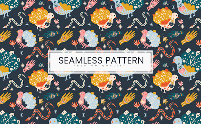 Gig Preview - Custom seamless pattern for textile, ecommerce