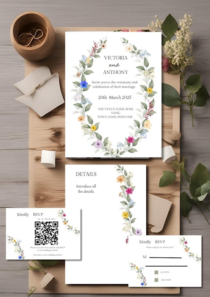 Gig Preview - Create and design your wedding invitation