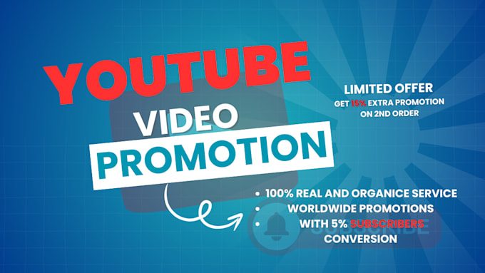 Gig Preview - Do super fast organic youtube video promotion