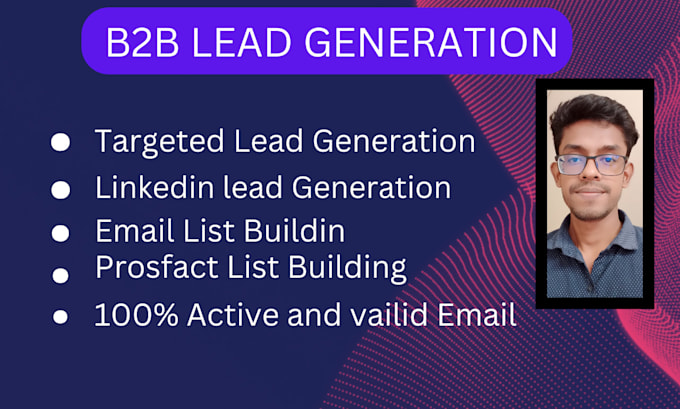 Bestseller - do highly b2b lead generation, targeted lead generation, for your business