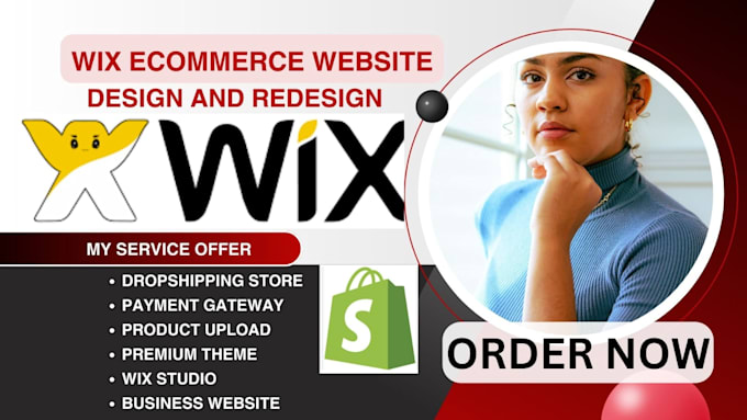 Gig Preview - Do wix website redesign, redesign wix website, wix ecommerce store, wix ngo