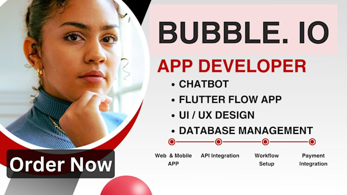 Gig Preview - Bubble io developer bubble io mvp marketplace adalo flutterflow developer