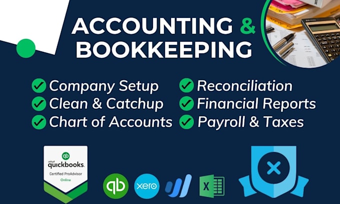 Bestseller - do bookkeeping and accounting with quickbooks xero wave and excel