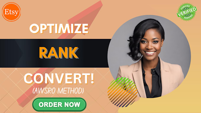 Gig Preview - Help optimize and rank your etsy store for better conversions