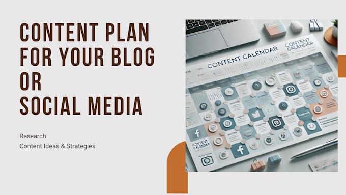 Gig Preview - Create content plans for your blog and social media channels