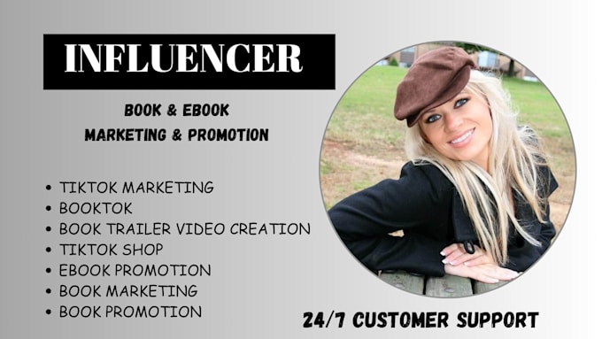 Bestseller - promote book or ebook on my influencer tiktok booktok page, ebook promotion