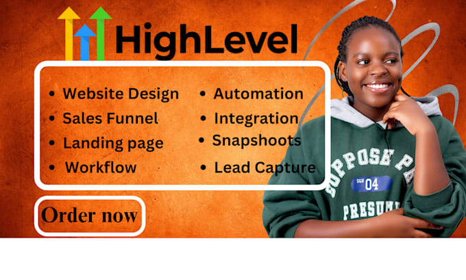 Bestseller - build your gohighlevel website, ghl landing page, ghl sales funnel, clickfunnel