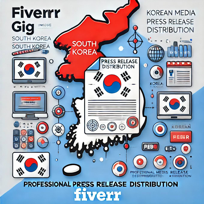 Gig Preview - Craft and distribute your press release to top korean media outlets