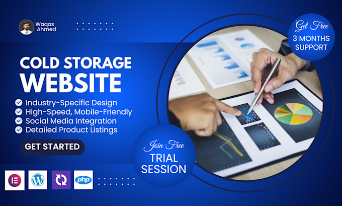 Gig Preview - Create a cold storage cold room website