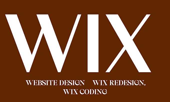 Gig Preview - Do wix website design, wix redesign, wix coding