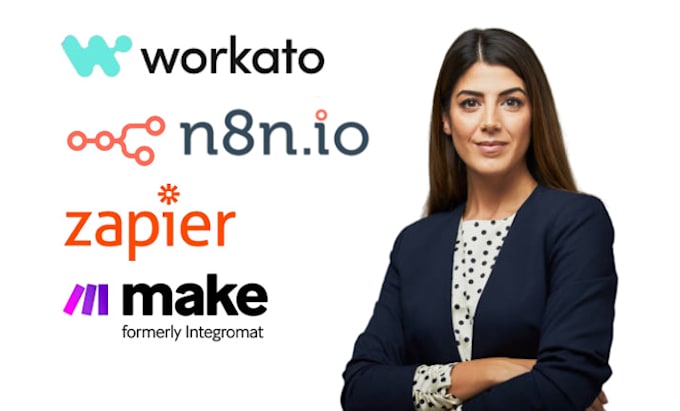 Gig Preview - Do automation and integration in workato, zapier, n8n, make now integromate