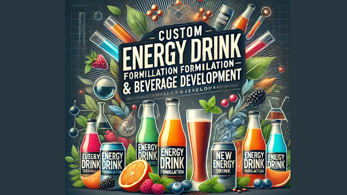 Bestseller - do food, energy drink formulation and new beverages products