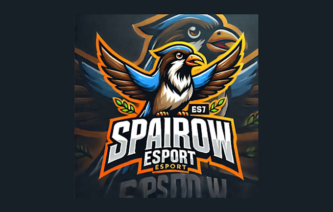 Gig Preview - Make amazing sparrow mascot logo with my creative thinking