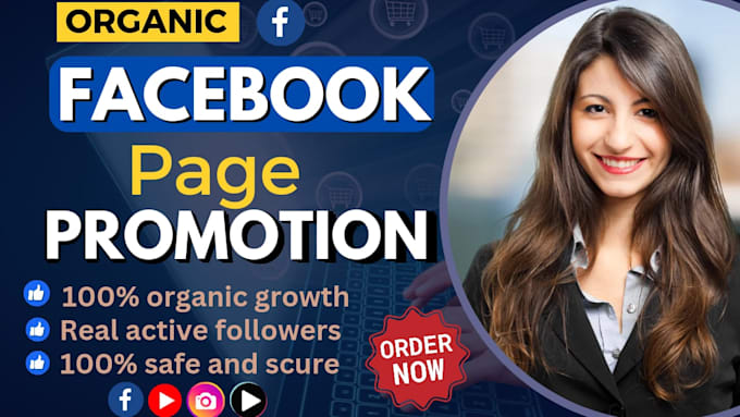 Gig Preview - Grow your facebook page following fast organically