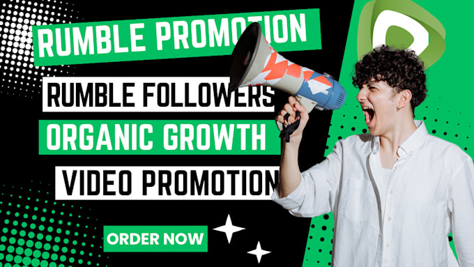 Gig Preview - Organically promote rumble channel boost rumble followers and rumble video views