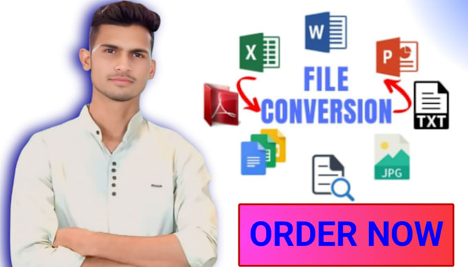 Gig Preview - Do convert pdf or image to word, excel, xml, google doc, PPT