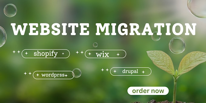 Gig Preview - Transform your website to drupal, migrate shopify wix and wordpress