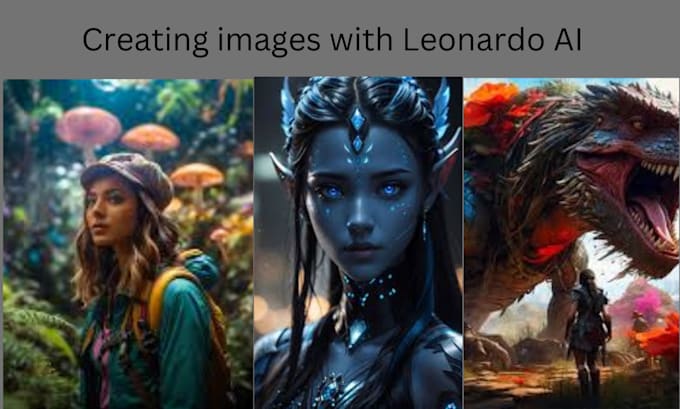 Gig Preview - Create stunning ai generated images using leonardo ai for your projects