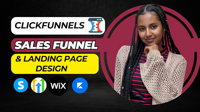 Gig Preview - Design clickfunnels sales funnel systeme io clickfunnel landing page sales page