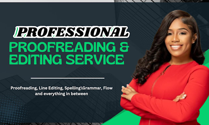 Gig Preview - Be your professional book editor and proofreader