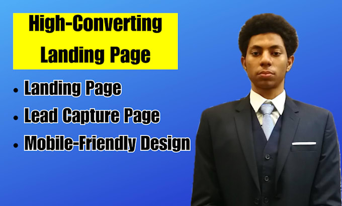 Gig Preview - Create a high converting landing page for your business