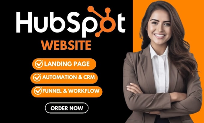 Gig Preview - Do hubspot landing page, hubspot website, hubspot campaign and blog template