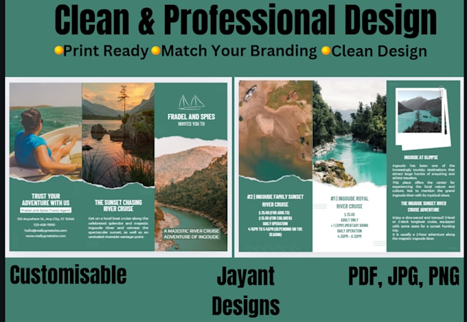 Gig Preview - Make elegant and professional brochures for you