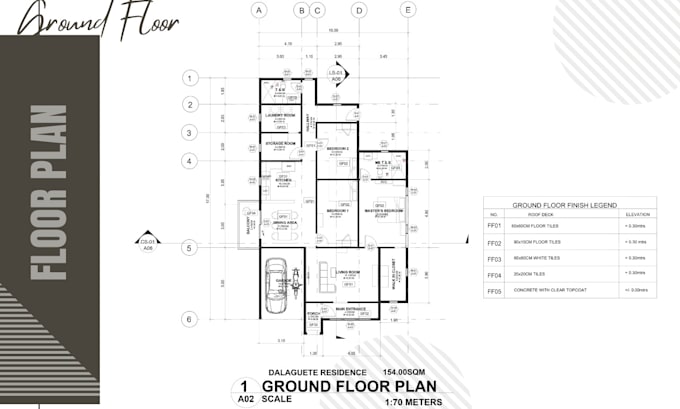 Gig Preview - Draw detailed architectural plans in 2d autocad