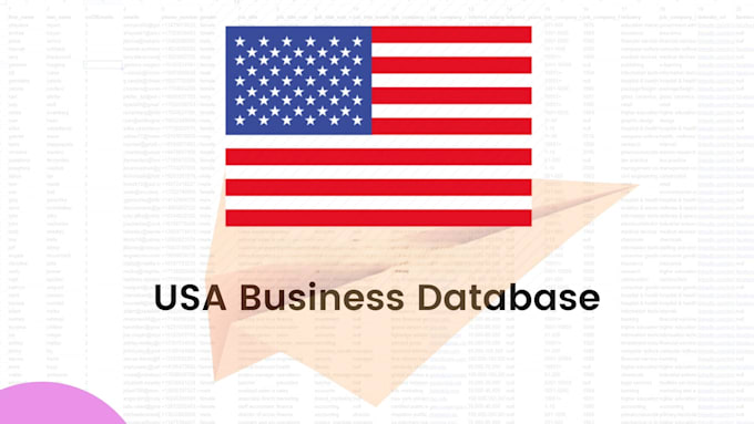 Gig Preview - Deliver you USA 50 states all business database email list