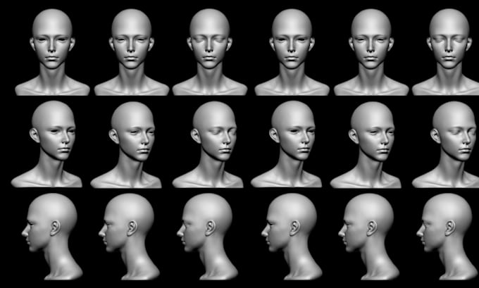 Gig Preview - Sculpt 3d bjd model 3d articulated model 3d toy 3d doll figurine for 3d printing