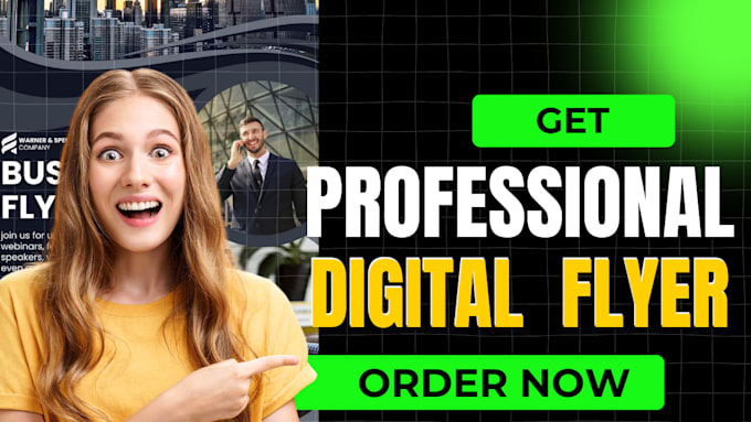 Gig Preview - Create professional digital business pamphlet flyer company profile