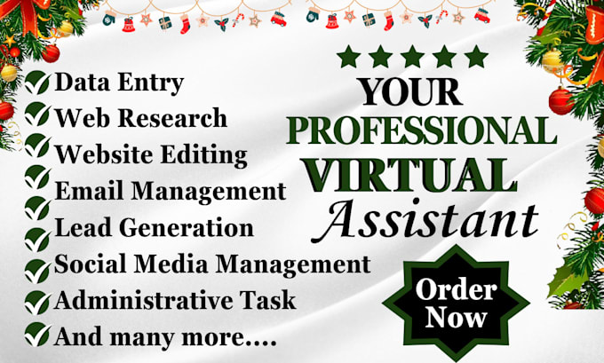 Gig Preview - Be your personal administrative virtual assistance for your business