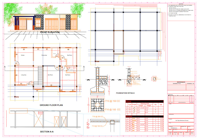 Bestseller - design and draft all 2d cad drawings in civil and architectural requirements