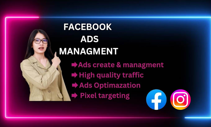 Gig Preview - Be your meta facebook and instagram ads manage