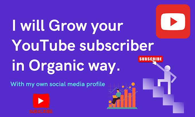 Gig Preview - Grow your youtube followers without paid campaign