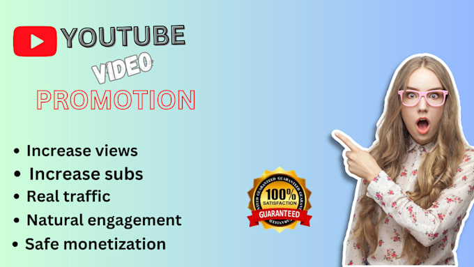 Gig Preview - Do youtube promotion video promotion to boost organic views and subs worldwide