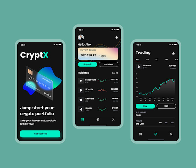 Gig Preview - Develop crypto exchange app wallet app forex trading app fintech app