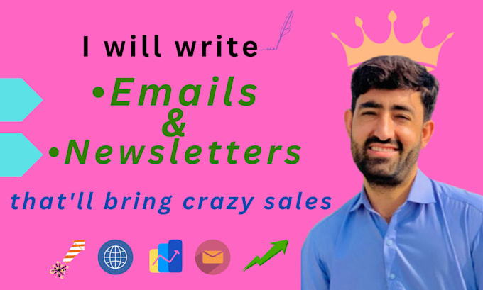 Gig Preview - Write eyes catching email newsletter for your clients that generate results