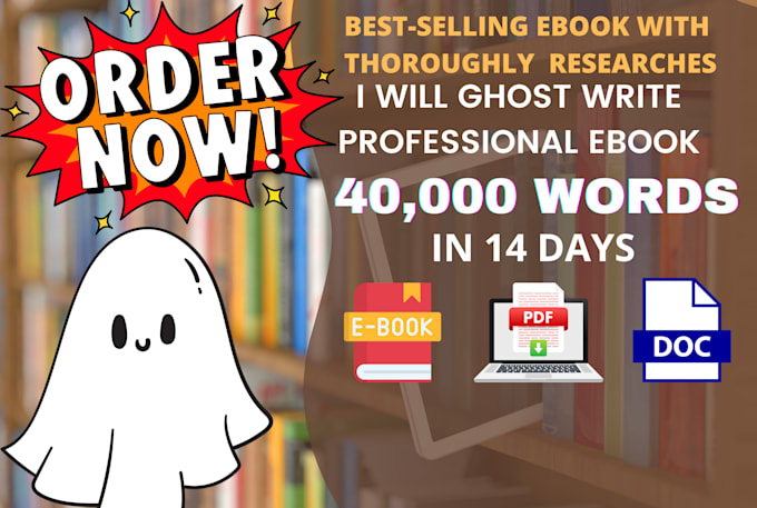 Bestseller - ghostwrite your 40,000 words self help and motivational ebook