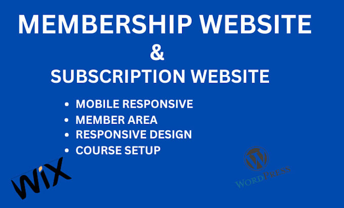 Gig Preview - Create a paid membership pro website and subscription website