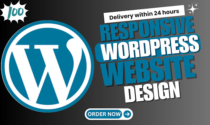 Gig Preview - Create responsive wordpress website design wordpress development  wordpress SEO