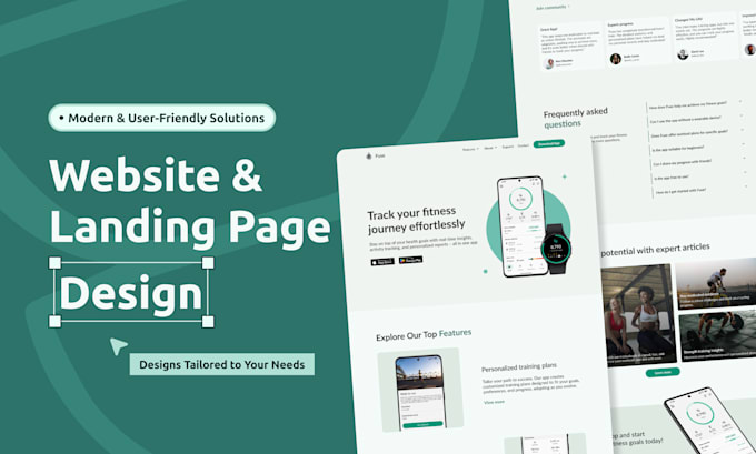 Gig Preview - Design a high converting landing page for your business