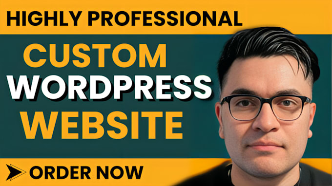 Gig Preview - Create wordpress website, custom wordpress website, business website development