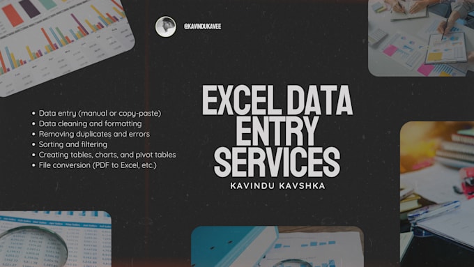 Gig Preview - Provide professional excel data entry and cleanup services