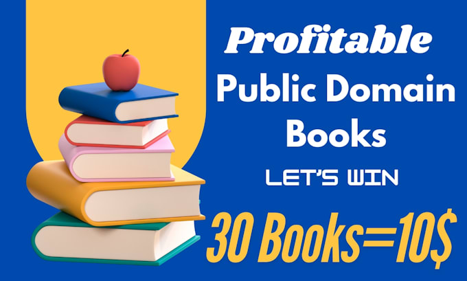 Gig Preview - Provide you profitable public domain books for amazon kindle, kdp interior