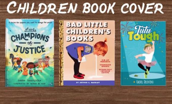 Gig Preview - Design a great children book cover, kindle cover, and illustrations