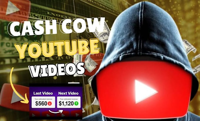 Gig Preview - Create automated cash cow videos, cash cow youtube, top 10 cash cow faceless vid