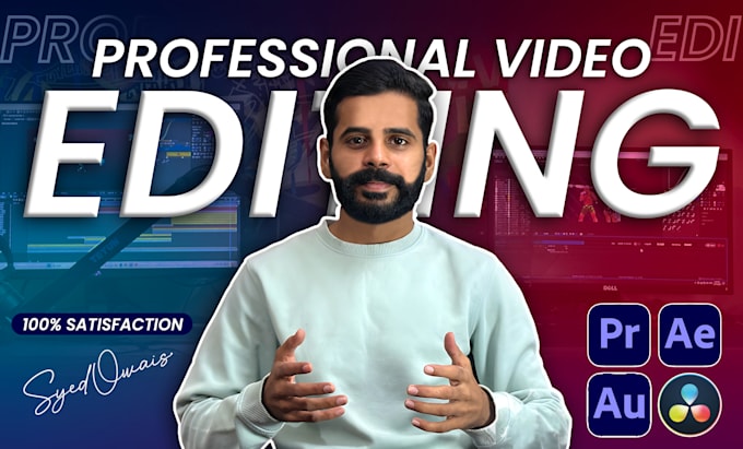 Gig Preview - Do professional video editing for youtube and social media