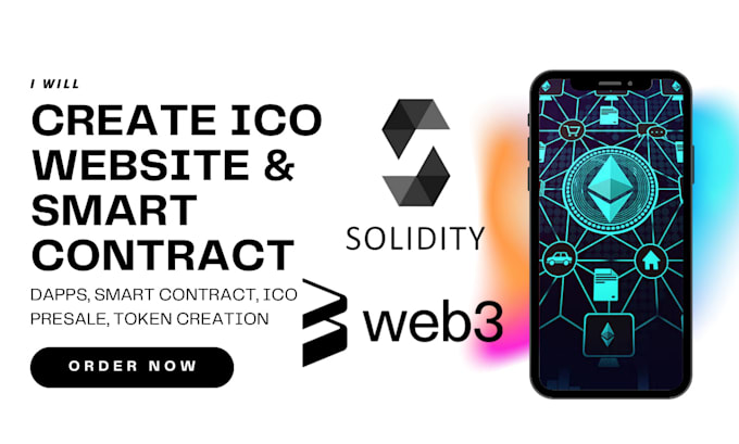 Gig Preview - Create ico presale website web3 solidity smart contract audit