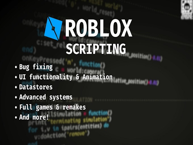 Gig Preview - Be your roblox scripter for your roblox game as developer